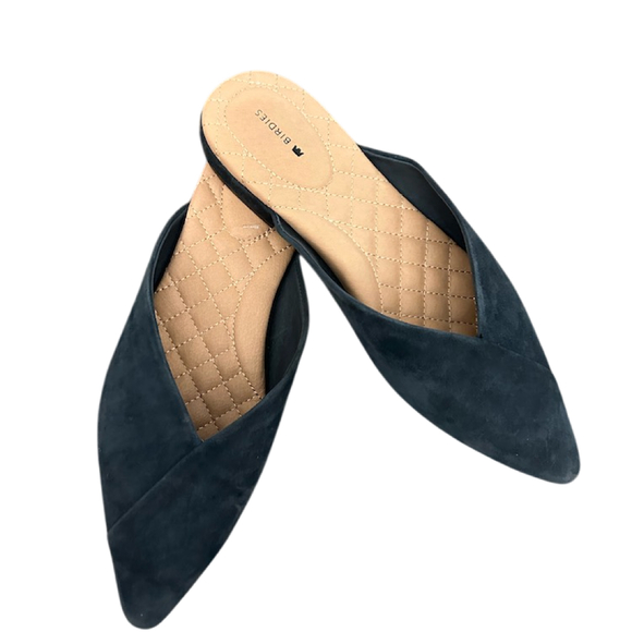 No Brand Shoes - Birdies Swan Mule Navy Suede